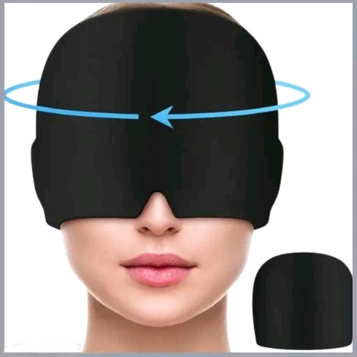 Migraine Relief Cap for Headaches & Sinus and Pain | Hot & Cold Therapy Gel Ice Head Wrap | Relaxing Thermax Cooling Cap for Men & Women